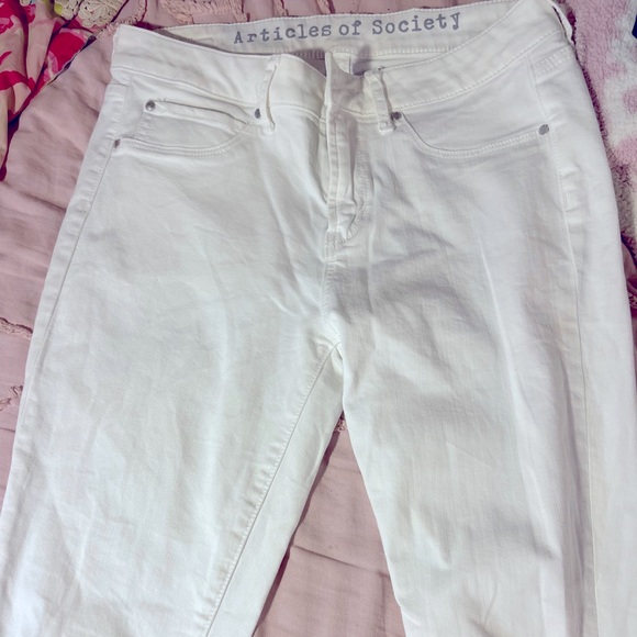 White Articles of Society jeans size 28 - Picture 3 of 4